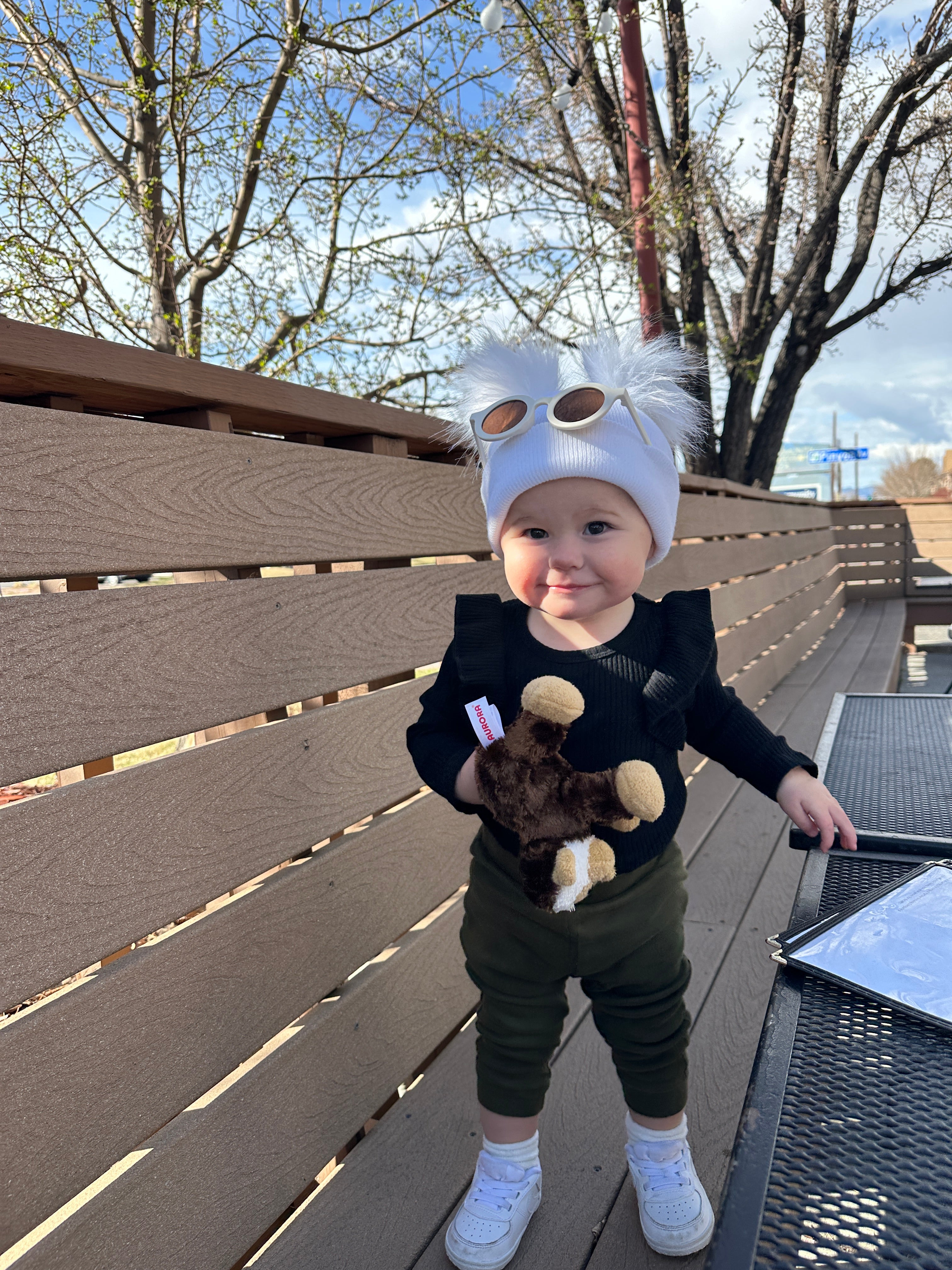 Snow Double Pom Pom Beanie