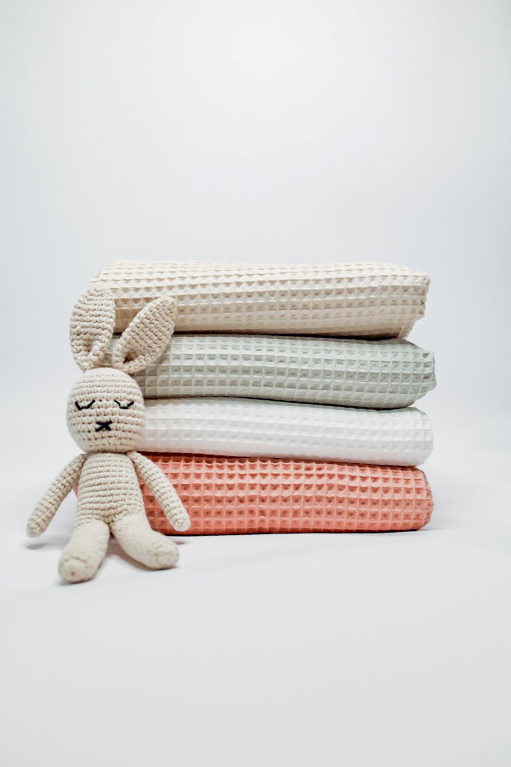 Waffle Blanket | White