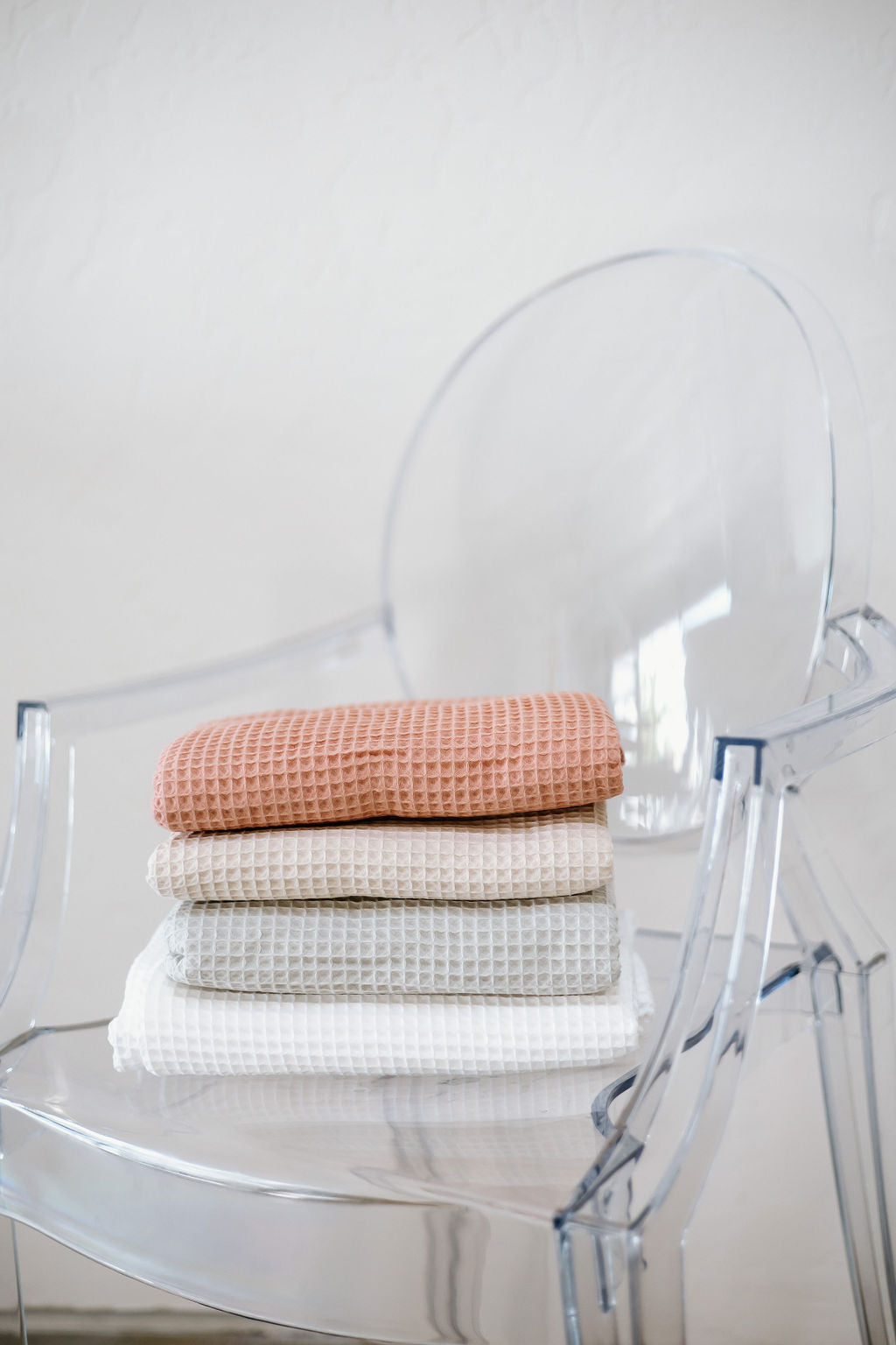 Waffle Blanket | White