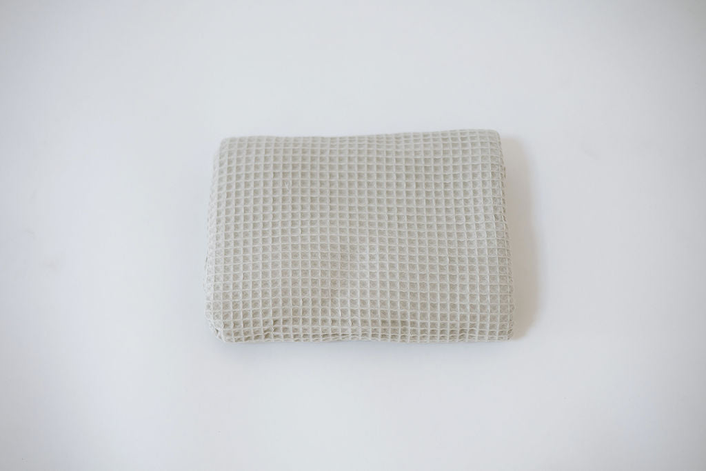 Waffle Blanket | Muted Sage