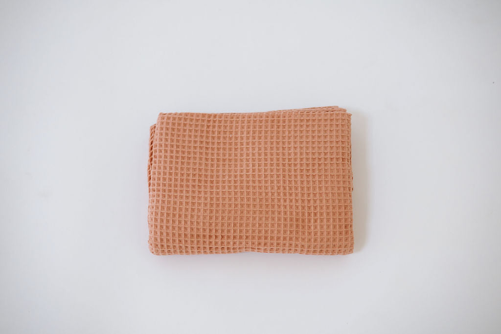 Waffle Blanket | Mauve