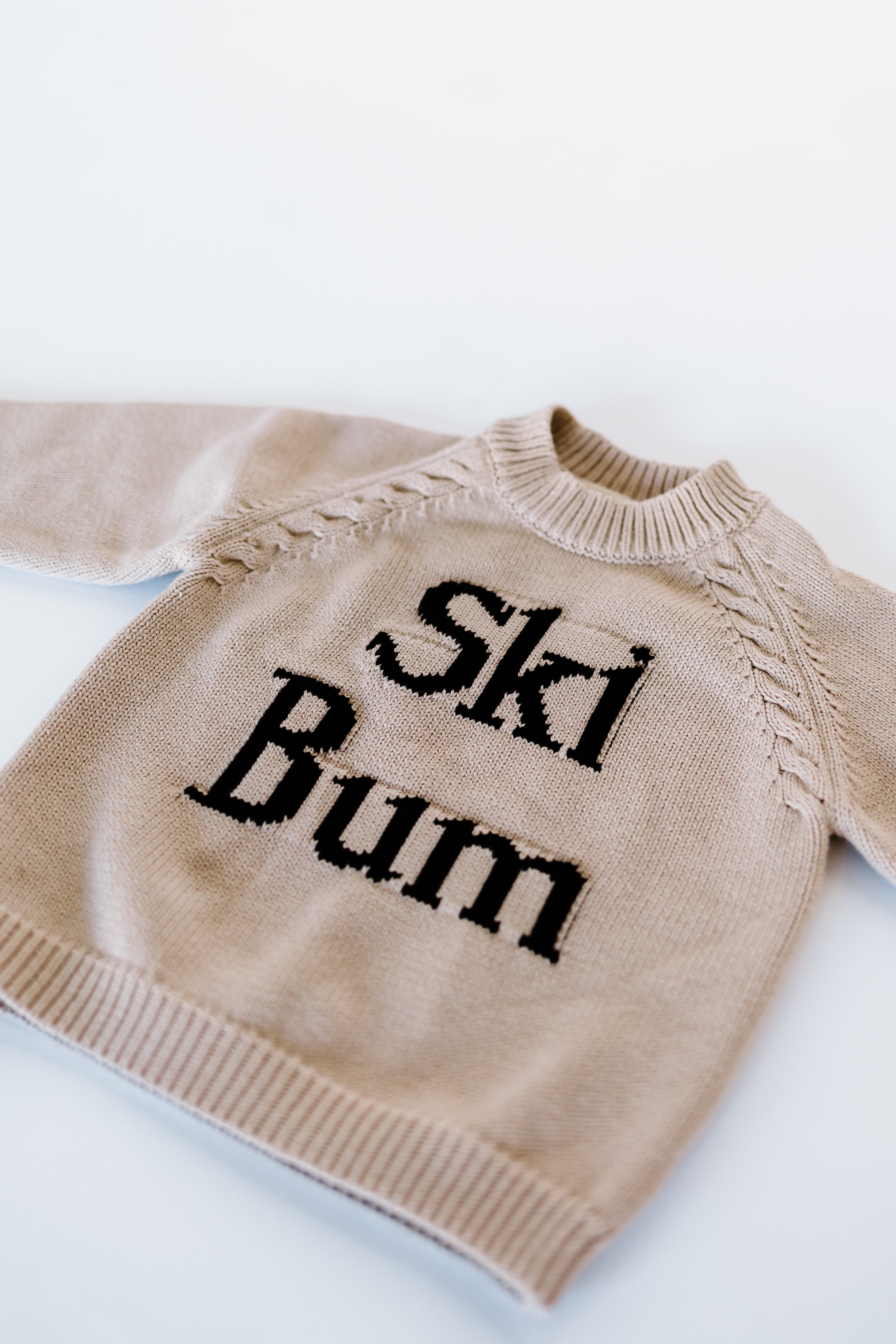Oatmeal Ski Bum Sweater