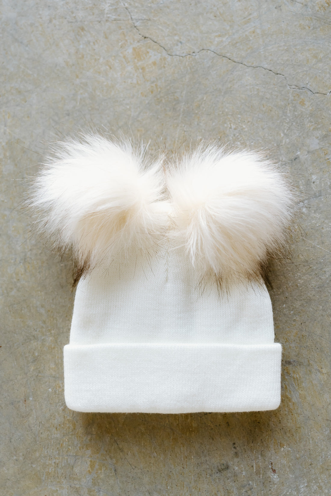 Snow Double Pom Pom Beanie
