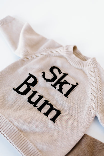 Oatmeal Ski Bum Sweater